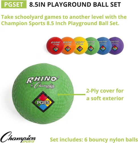 Miniatura 4 de Champion Sports - Pelotas de juegos de Rinoceronte -disponible en varios colores y tamaños, 8.5 pulgada