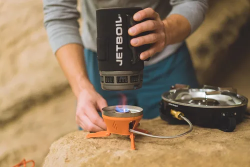 Miniatura 4 de Jetboil Luna - Quemador lateral satélite para Eureka! o estufas Jetboil Jetlink para acampar y mochileros