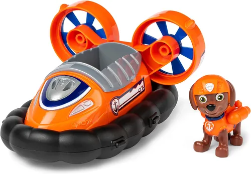Patrulla Canina - Vehículo aerodeslizador de Zuma con figura coleccionable, para niños a partir de 3 años Vehículo Hovercraft de Zuma