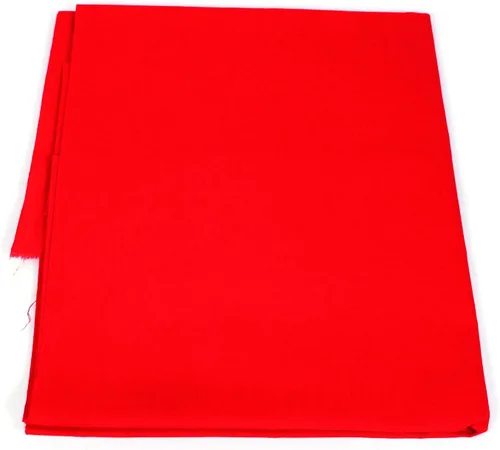 Miniatura 2 de ASHIRWAD Paño de algodón de color amarillo y rojo para Puja Hindu Pooja God Aasan, Coconet, Estatua Shankh Wrap AE000045-03