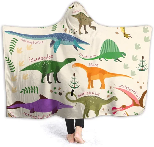 Miniatura 10 de ARAHANT Manta con capucha de cerdo de dibujos animados, bonita manta con capucha de animales, buen regalo para niños, tamaño pequeño de 40 x 50