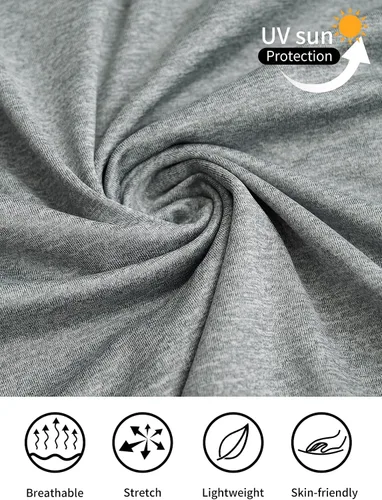 Miniatura 4 de marami Polo de golf para hombre, camisas tácticas de manga larga, de secado rápido, camiseta con cuello de senderismo