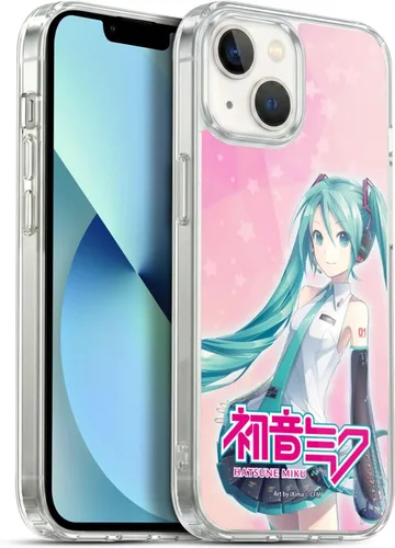 Miniatura 163 de Head Case Designs Licencia Oficial Hatsune Miku Gráficos Lindos Carcasa de Gel [Protección de Grado Militar] Compatible con Apple iPhone 7