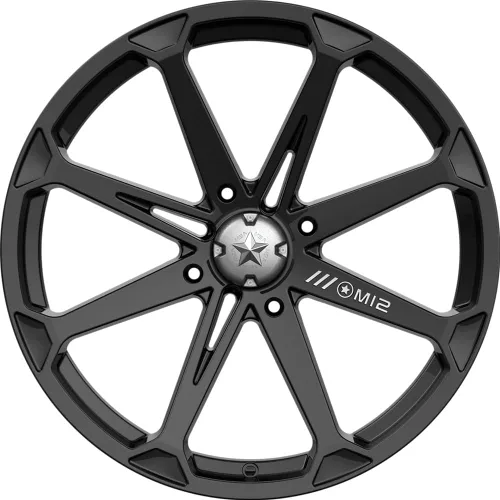 Miniatura 2 de 4/156 Motosport Alloys M12 Rueda diésel 15x7 4.0 + 3.0 Negro para Polaris SPORTSMAN 800 Twin 4x4 EFI 2005-2007