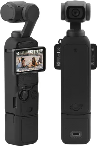 Miniatura 5 de Funda protectora de silicona para DJI Osmo Pocket 3 Funda de silicona Funda protectora Handheld Gimbal Action Camera Accesorios (negro)