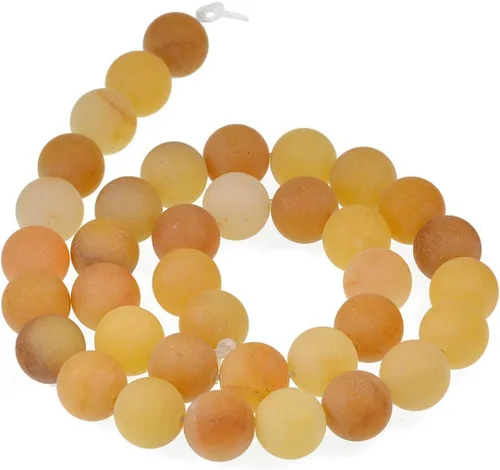 Miniatura 3 de AD Beads Cuentas sueltas de piedras preciosas esmeriladas mate natural de 0.157 in, 0.236 in, 0.315 in, 0.394 in, 0.472 in (0.157 in, amatista mate)