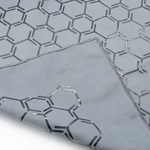 Miniatura 6 de Eunzel Toalla de yoga para yoga caliente, toalla antideslizante de doble cara con agarre de silicona, toalla de microfibra absorbente para yoga