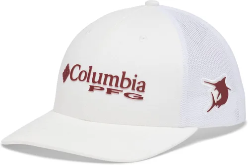 Columbia PFG - Corona alta con logotipo de malla a presión