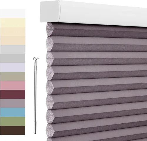 Miniatura 53 de Tonature Persianas Celulares de Tamaño Personalizado para Ventanas Cortinas Blackout sin Cordón Persianas Enrollables Protección UV Aislamiento