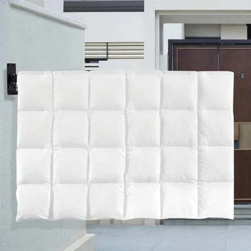 Miniatura 7 de BESTHLS Estante de secado de ropa montado en la pared para ahorrar espacio, diseño para balcón, vestíbulo, dormitorio plegable (2 polos negro)