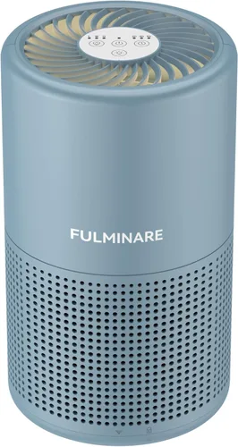 FULMINARE Purificadores de aire para el hogar dormitorio H13 HEPA purificador de aire, 3 velocidades, temporizador, 24 dB, pequeño mini purificador