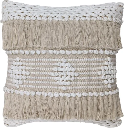 Miniatura 15 de Trade Star Funda de almohada Kilim de 100% algodón, estilo bohemio, copetudo, funda de almohada del suroeste, funda de cojín decorativa tejida a