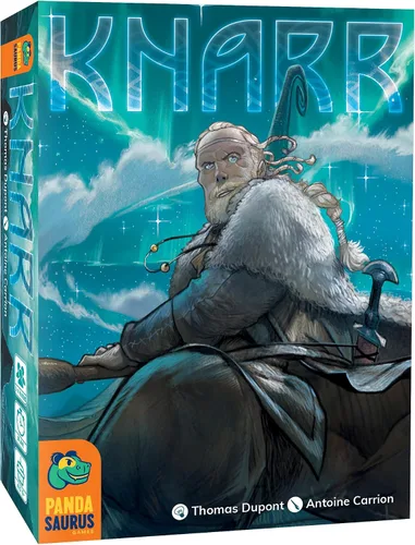Juego de mesa Knarr: forma la mejor banda de vikingos. Emocionante juego de exploración y estrategia, divertido juego familiar para niños y adultos,