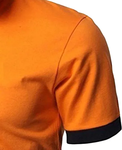 Miniatura 4 de Camiseta deportiva de manga corta para hombre, estilo casual, para jugar al aire libre, golf, tenis, camiseta con cuello