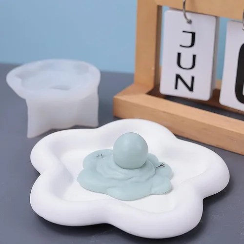 Miniatura 4 de LIANXUE Molde de silicona para derretir nieve de Navidad 3D Vela Aromaterapias Jabón Hacer Molde Chocolate Candy Decoración Herramienta de Silicona