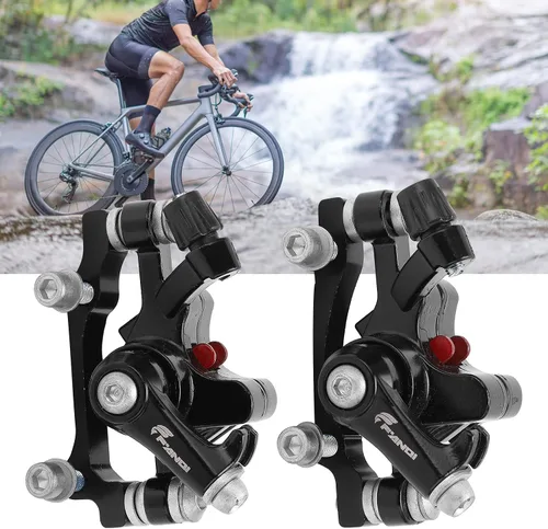 Miniatura 5 de Pinzas de freno de disco traseras delanteras, bicicleta de montaña aleación de aluminio freno de disco de carretera pinzas de freno de bicicleta