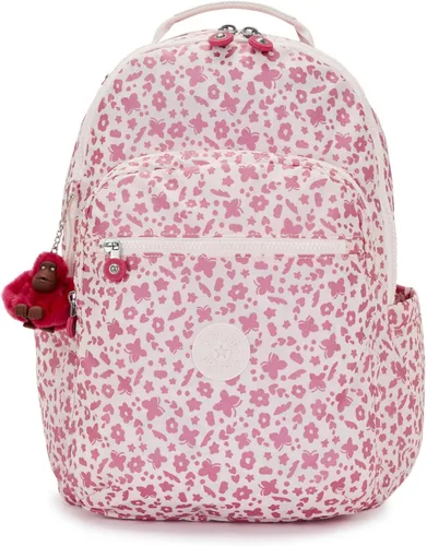 Miniatura 12 de Kipling Mochila para portátil Seoul de 15 pulgadas para mujer, duradera, espaciosa, con correas acolchadas para el hombro, funda protectora