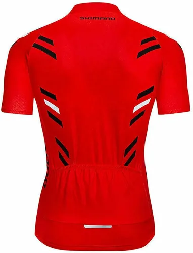 Miniatura 3 de Camiseta de manga corta para hombre, ciclismo y cremallera, para bicicleta