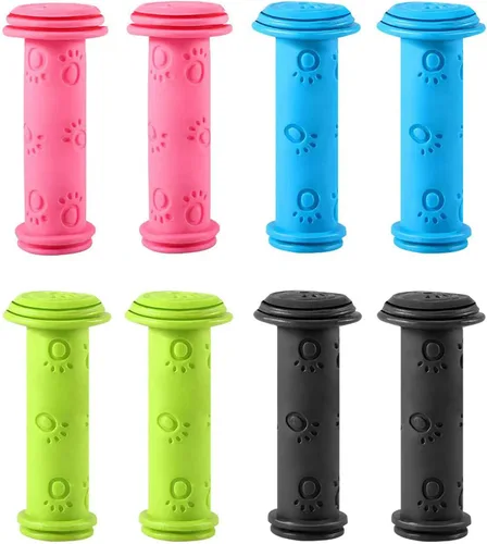 Miniatura 8 de 2 pares de empuñaduras para manillar de bicicleta, empuñaduras de goma antideslizantes para BMX/MTB/niños y niñas Scooter Bicicletas Grips