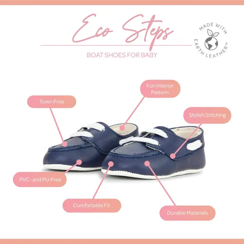 Miniatura 3 de JuJuBe Eco Steps - Zapatos náuticos para bebés piel vegana