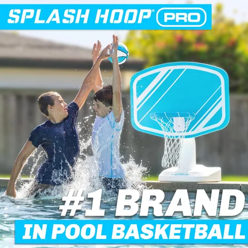 Miniatura 2 de GoSports Splash Hoop PRO - Elige tu color - Juego de baloncesto para piscina; incluye una canasta de baloncesto para agua para colocar junto a