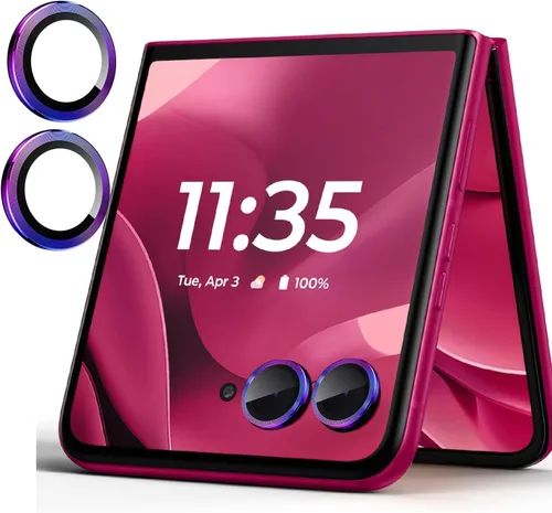 Paquete de 2 protectores de lente de cámara para Motorola Razr 60 Ultra/Motorola Razr Ultra 2025, resistentes a los arañazos, claridad HD,