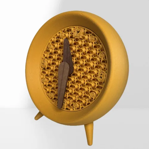 Miniatura 3 de Reloj despertador analógico pequeño para mesa, escritorio, estantería, mesita de noche, sala de estar, decoración de habitación de invitados