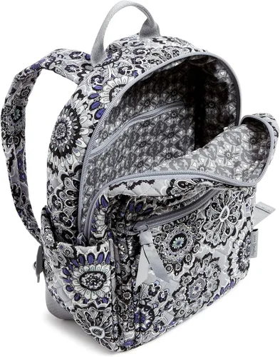 Miniatura 3 de Mochila pequeña de algodón para mujer, Medallón Tranquil - Algodón Reciclado