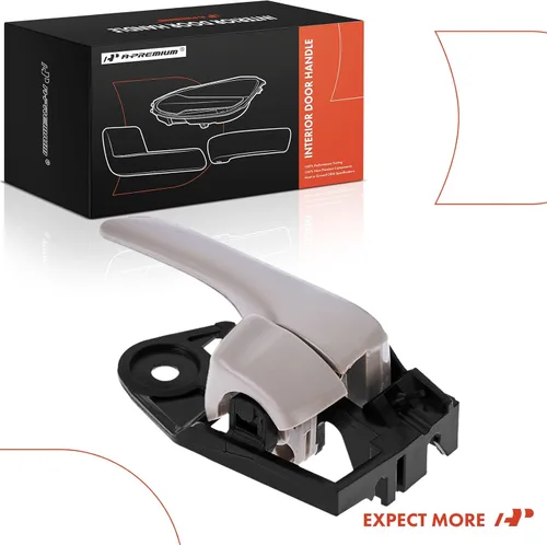 Miniatura 8 de A-Premium Manija de puerta interior delantera izquierda del lado del conductor compatible con Toyota Solara 2004 2005 2006 2007 2008, beige