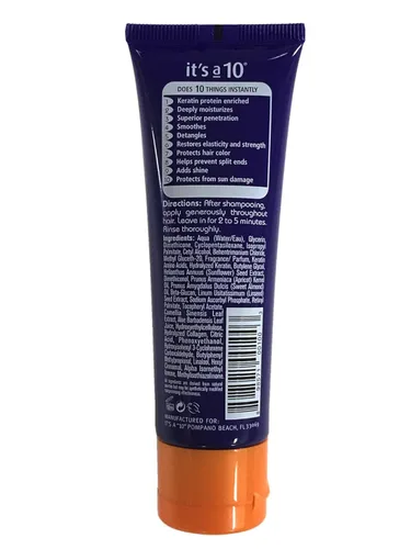Miniatura 2 de Acondicionador Profundo Milagroso It's a 10 Plus Queratina 2 oz