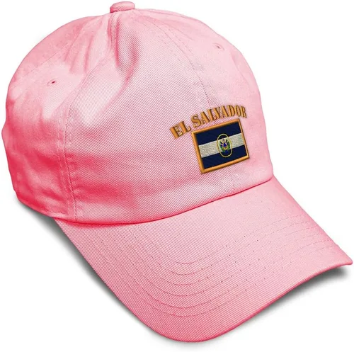 Miniatura 46 de Speedy Pros Sombrero de béisbol suave bordado papá sombrero El Salvador bandera bordado hombres y señoras gorra de béisbol algodón