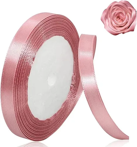 Miniatura 57 de Cinta beige de 1-1/2 pulgadas x 25 yardas, cinta de satén marfil de tela de color sólido para manualidades, coronas, fiesta de boda, Navidad, lazos