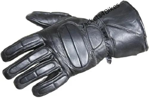 Miniatura 8 de Guantes de motocicleta de guante de invierno para hombre, 100% cuero natural de oveja, forro térmico Thinsulate con calefacción, guante