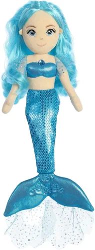 Miniatura 5 de Aurora® Enchanting Sea Sparkles™ Tutu Sparkles™ - Muñeca de peluche de jazmín - Juego imaginativo con compañeros mágicos - Perfecto para cumpleaños