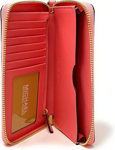 Miniatura 4 de Cuero Michael Kors Jet Set viaje grande plana multifunción teléfono pulsera cuero Pebble