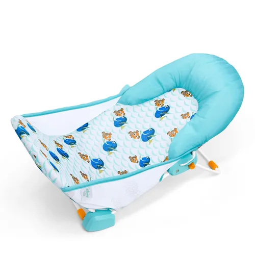 Miniatura 12 de Bright Starts Disney Baby Minnie Mouse - Asiento de baño plegable de 2 posiciones para bebé, soporte ajustable para fregadero o bañera, edades de 0