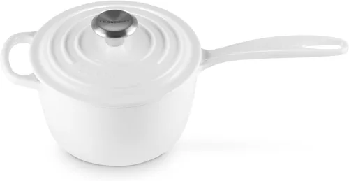 Miniatura 20 de Le Creuset Cacerola Signature de hierro fundido esmaltado, 2.25 cuartos de galón., Marsella Marseille