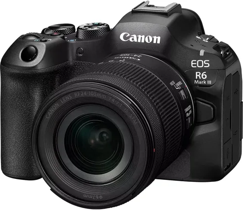 Miniatura 2 de Canon EOS R6 Mark III cámara sin espejo de marco completo con RF 0.945-4.134 in F4-7.1 es lente STM 7084C018 32.5MP 40 FPS Video RAW 7K