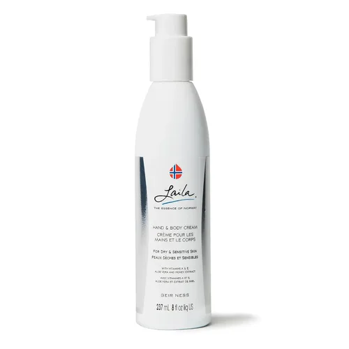 Geir Ness Laila Crema de manos y cuerpo - Fórmula hidratante y nutritiva para manos suaves y lisas - Vitamina A y E, aloe vera y extracto de miel
