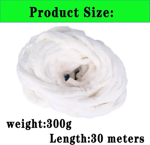 Miniatura 2 de Bobina de belleza de algodón puro de 10.58 oz, bolas de algodón orgánico, rollo de salón, súper suave, 100 pies / 98.4 ft para manicura profesional