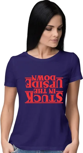 Miniatura 15 de Go All Out Camiseta para mujer Stuck in The Upside Down