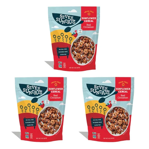Miniatura 11 de Siete Domingos Cereal Mple Sea Slt Gfree 8 OZ