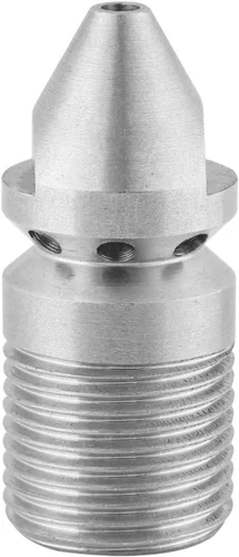 Miniatura 5 de Puntas de lavado a presión, rociador de chorro de drenaje multiángulo y turbina de limpieza de alcantarillado, acero inoxidable de 3/8 pulgadas