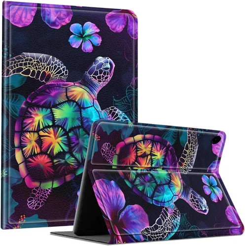Miniatura 23 de Slim Case for Samsung Galaxy Tab S10 Lite / S10 FE / S9 FE 10.9" & Galaxy Tab S9 11", Multi-Angle Stand PU Leather Smart Folio Cover with Soft TPU