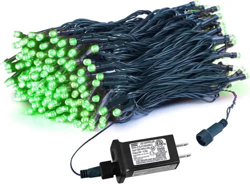 Miniatura 13 de weillsnow Luces de Halloween Moradas y Naranjas, 200 LED 66 Pies con Enchufe Luces de Cadena de Halloween Impermeables, 8 Modos con Memoria
