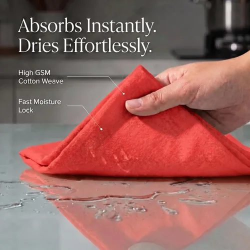 Miniatura 341 de Urban Villa Toallas de cocina 100% algodón para cocina (juego de 6) 20"x30" toallas de cocina altamente absorbentes, juego de ropa de cocina