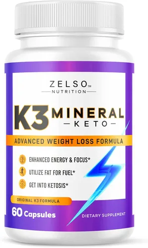 Miniatura 9 de Zelso Nutrition - Paquete de 2 píldoras minerales K3 Spark, fórmula avanzada de píldoras K3Spark para hombres y mujeres, suministro de 60 días
