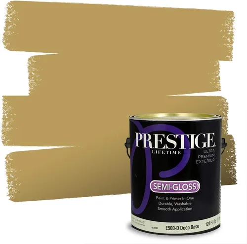 Miniatura 149 de PRESTIGE Paints Exterior Paint and Primer In One, 1-Gallon, Satin, Comparable Match of Benjamin Moore* Royal Linen* 931BM-PCM