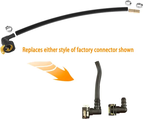 Miniatura 5 de Para Ford F250 F350 F450 F550 6.7L, kit de reparación de conector de línea de suministro de tanque de filtro de combustible diésel 2011-2022