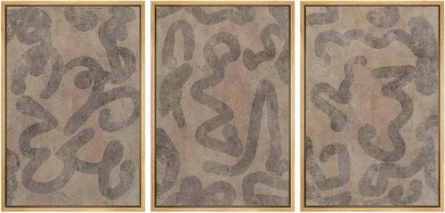 Miniatura 62 de SIGNWIN Lienzo enmarcado para pared, juego de arte dramático de cielo tormentoso, ilustraciones de paisaje nuboso Moody, arte moderno decorativo
